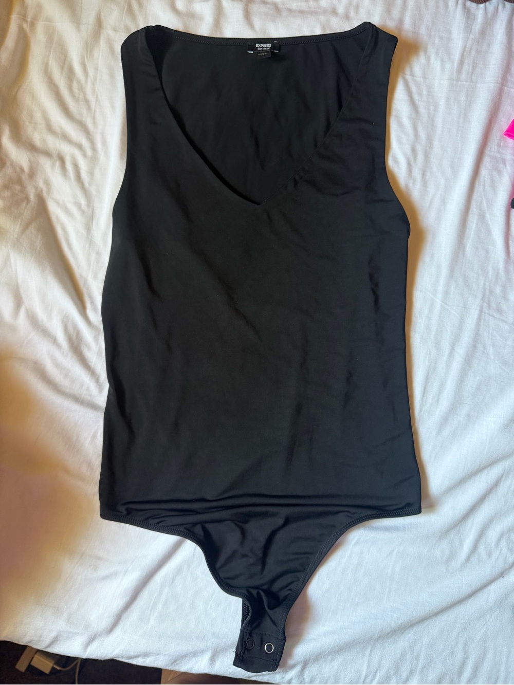 Express Black Girls' Sleeveless Scoop Neck Bodysuit